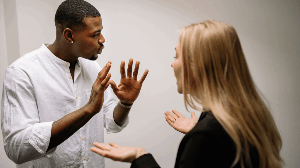 couple arguing