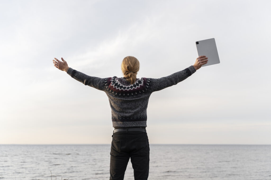 Empowered man post spiritual awakening